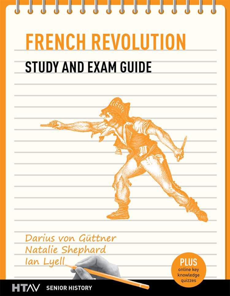 Front cover of French Revolution Study and Exam Guide.