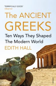 Book cover for the Ancient Greeks by Edith Hall.