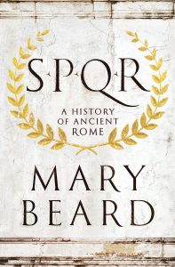 Book cover of SPQR by Mary Beard.